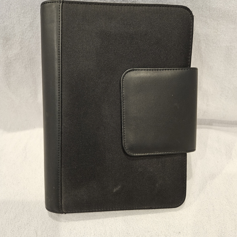 Franklin Covey Black Leather Organizer